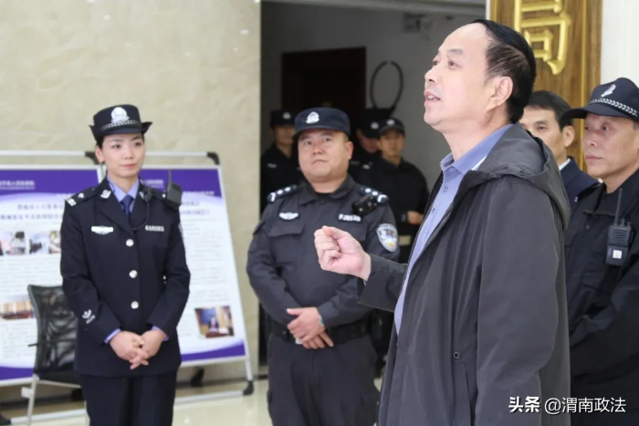 富平县检察院司法警察大队开展处置突发事件模拟演练（组图）
