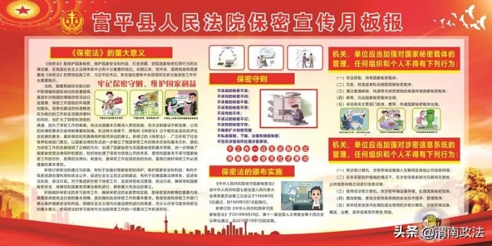 富平法院开展保密宣传月系列活动（图）